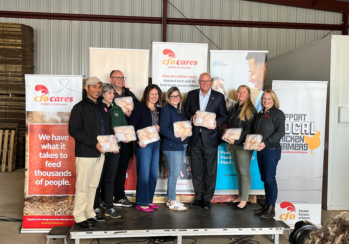 CFO and Maple Leaf Foods partner to support food banks with locally grown chicken